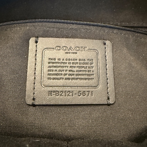 Coach Backpack with matching wallet